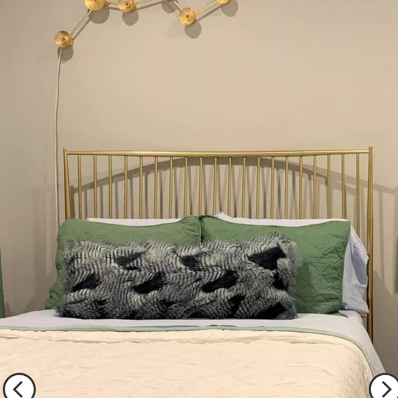 Opalhouse Other - Indigo Peacock Faux Fur Oversized Oblong Throw